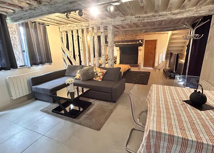 Holiday home La Longere Reve Normand Honfleur - Parking Prive - Entierement Refait La Riviere-Saint-Sauveur